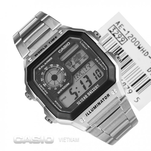 Đồng hồ Casio Standard AE-1200WHD-1AVDF Mạnh mẽ và nam tính